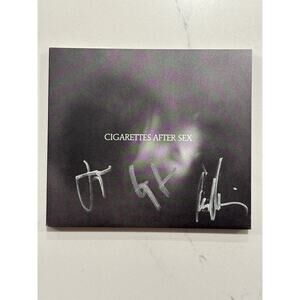 Cigarettes After Sex - X’s SIGNED AUTOGRAPHED CD BRAND NEW #2